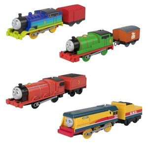 Thomas the Train Motorized Trains Percy Rebecca James Thomas